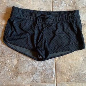 Black Nike Mesh Workout shorts S